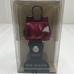 Wild Eye Designs purse wine stopper
